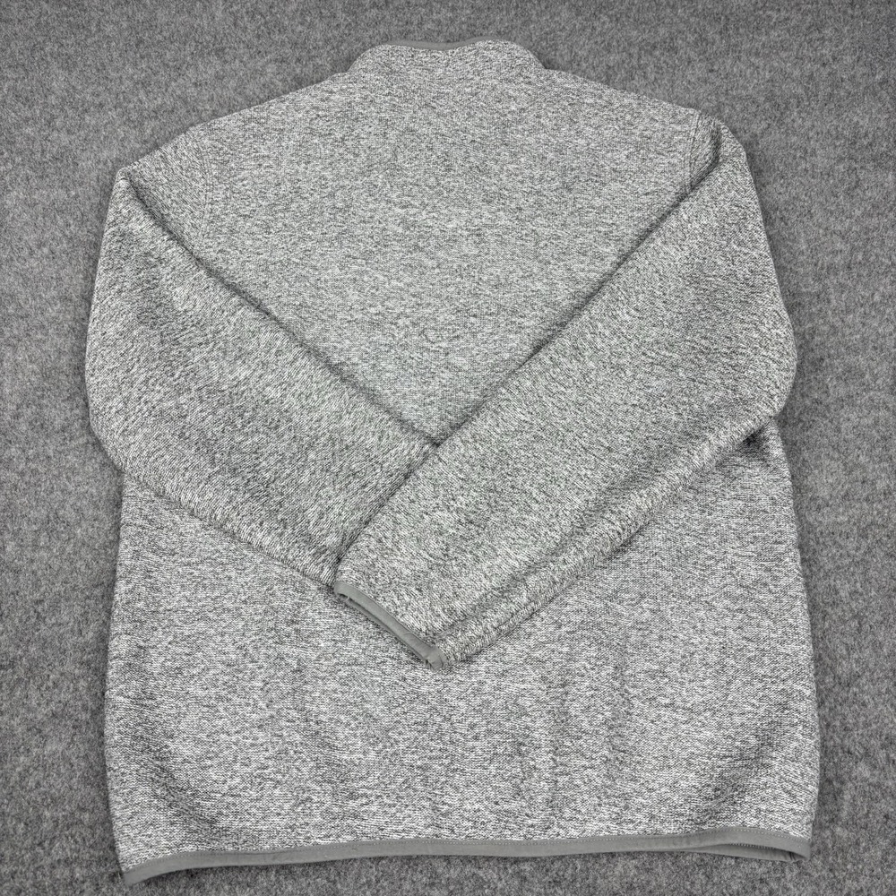 Eddie Bauer Pullover Mens Small Gray 1/4 Button Sweater Fleece Casual Outdoors - Picture 10 of 12
